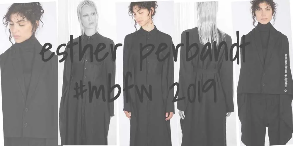 Berliner Designerin: Esther Perbandt Mode auf der Fashion Week