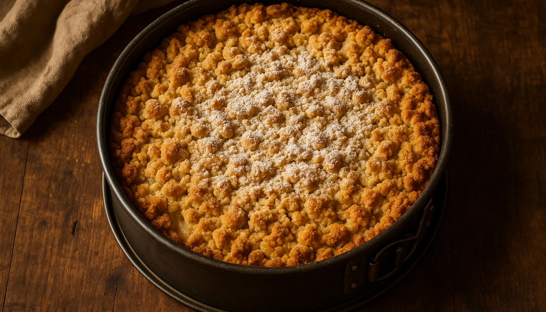 Cannabis Birnen Crumble Kuchen — ZenKitchen Originalrezept
