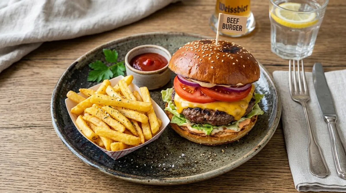 Cannabis Cheeseburger frisch vom Grill — die Krönung des Grillabends